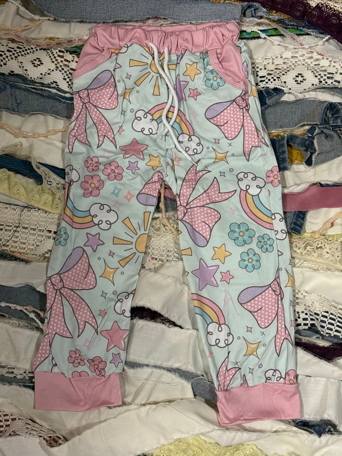 Rainbows and Bows Joggers