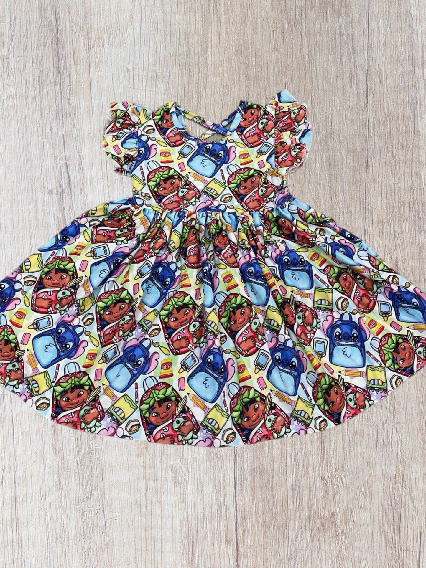 Aloha Backpack Twirl Dress