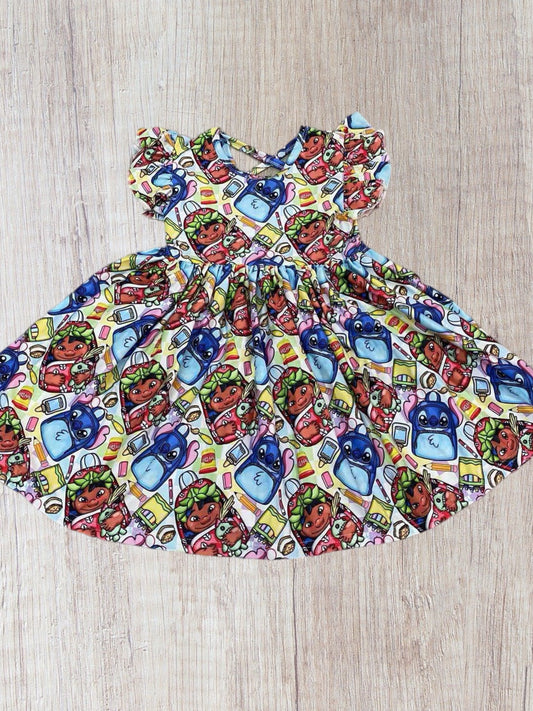 Aloha Backpack Twirl Dress