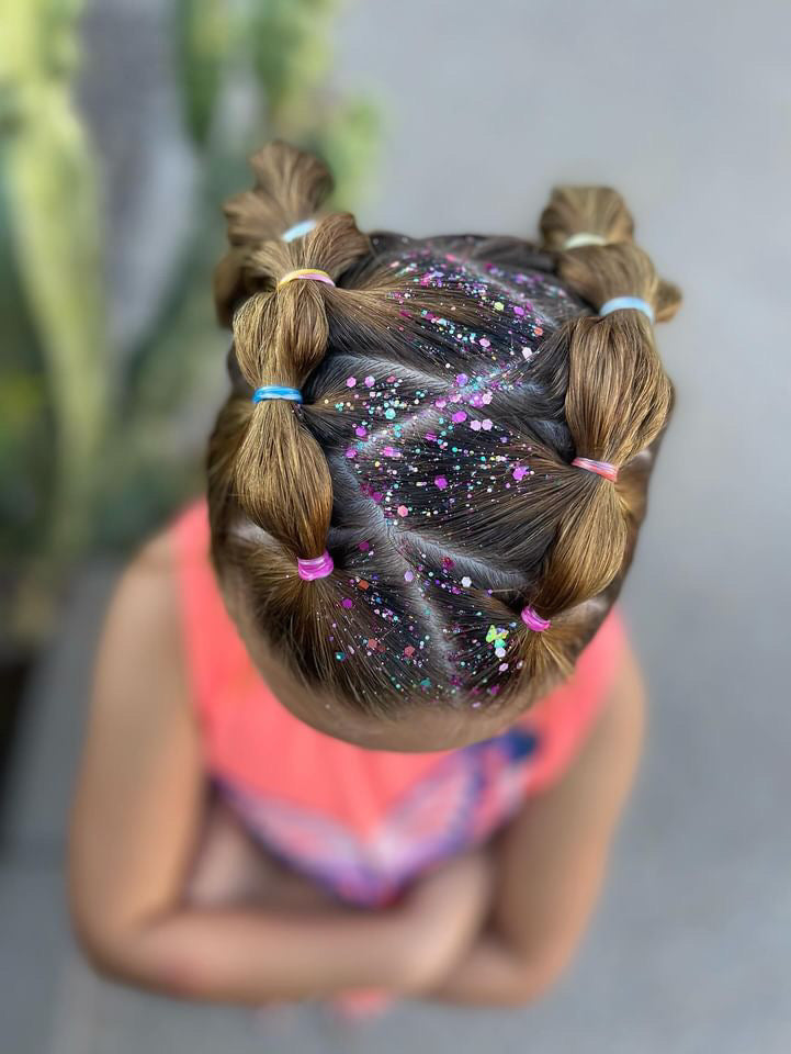 Bubble Yum Hair Glitter