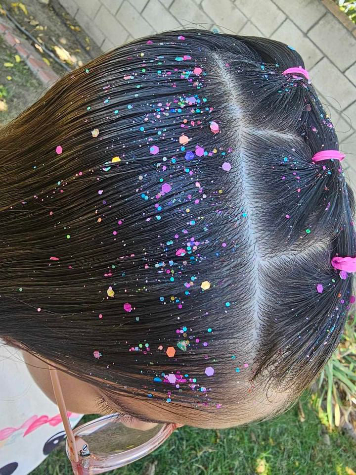 Bubble Yum Hair Glitter