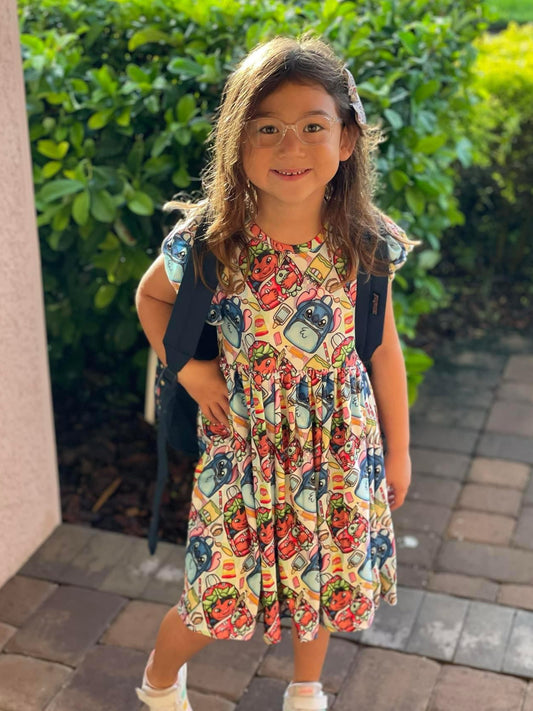 Aloha Backpack Twirl Dress