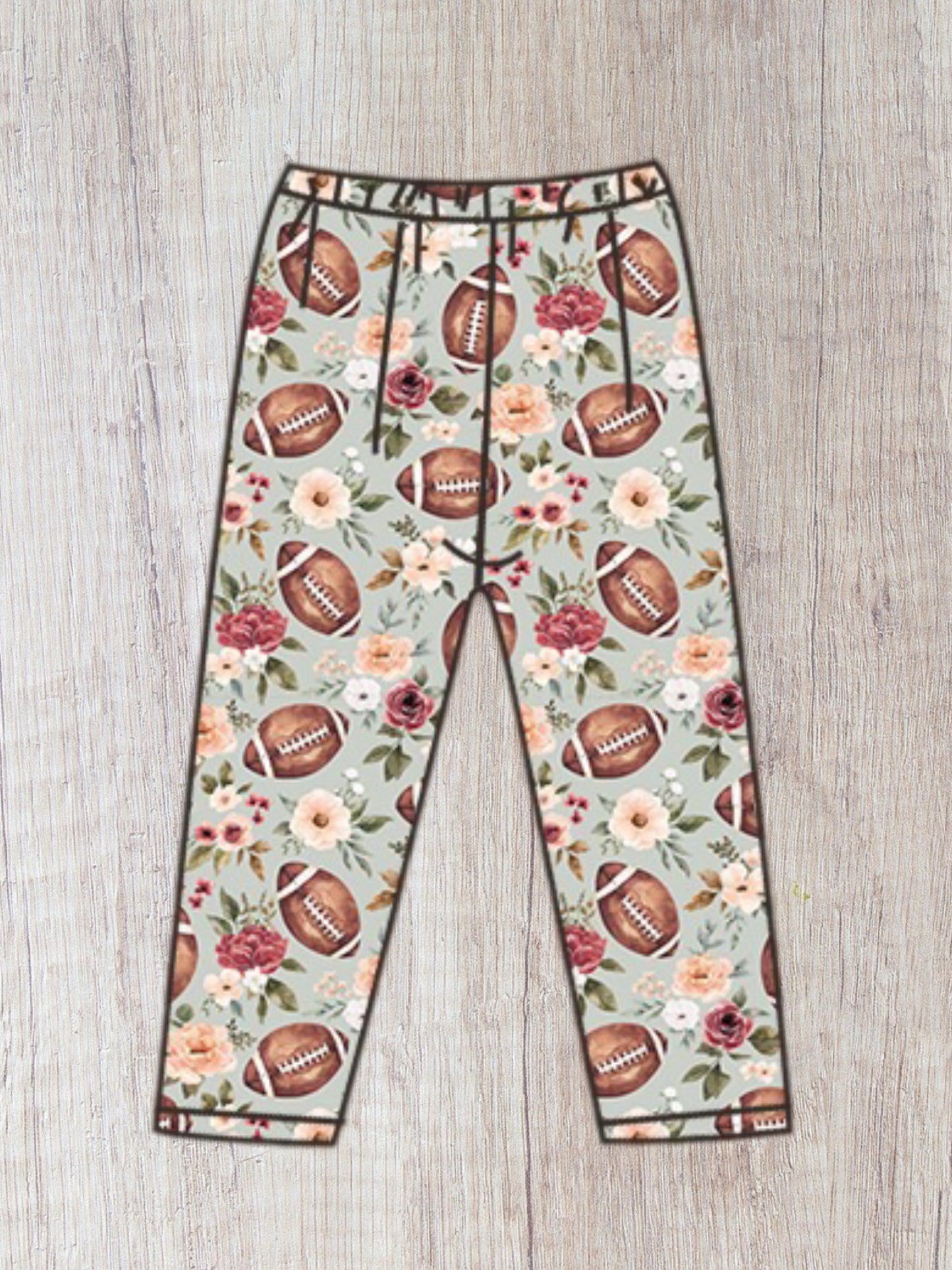 Floral Football Legging