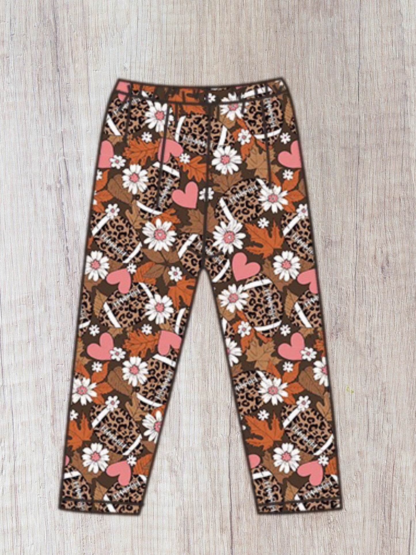 Leopard Football Legging