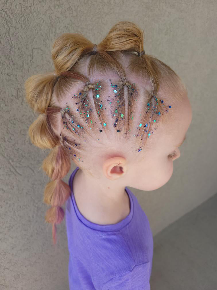 Galaxy Hair Glitter Stack