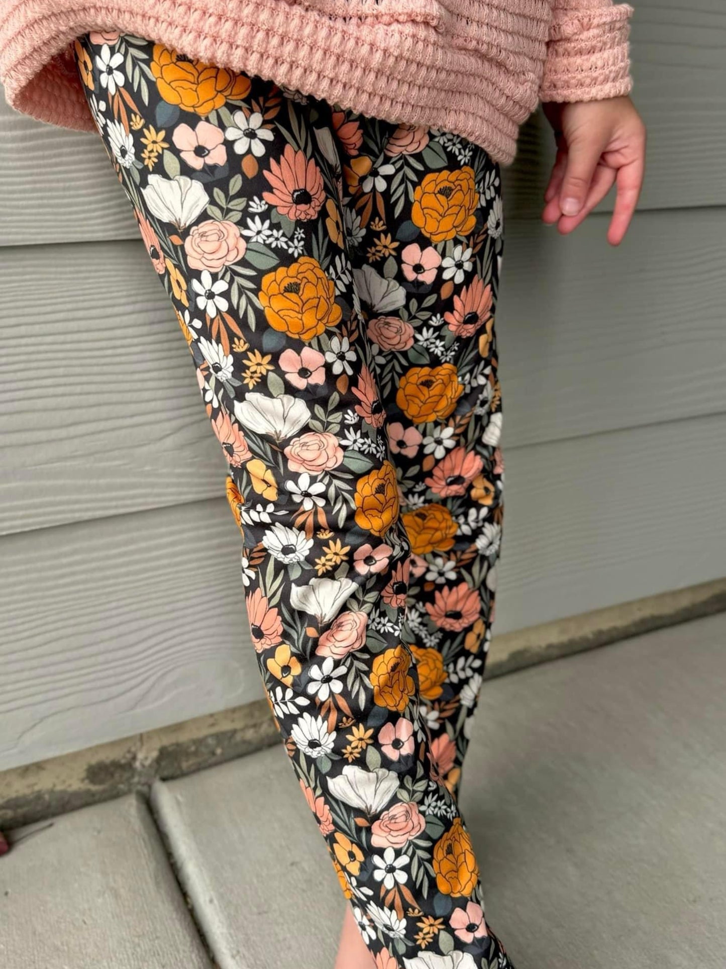 Fall Floral Legging