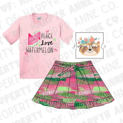 Peace Love Skirt Fruit Set- not RTS- have to order shirt.