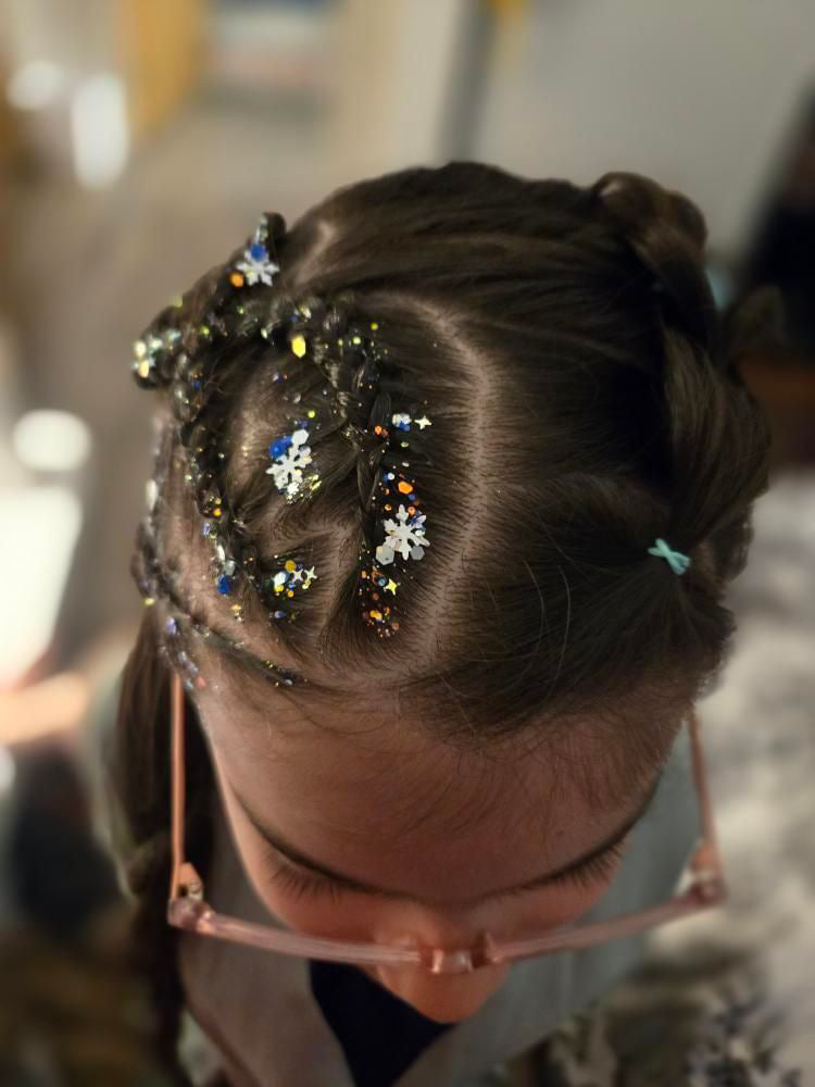 Ski Slopes Hair Glitter