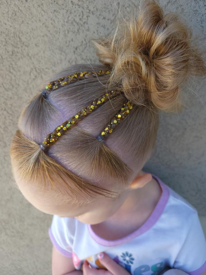 Holo Rainbow Hair Glitter Stack