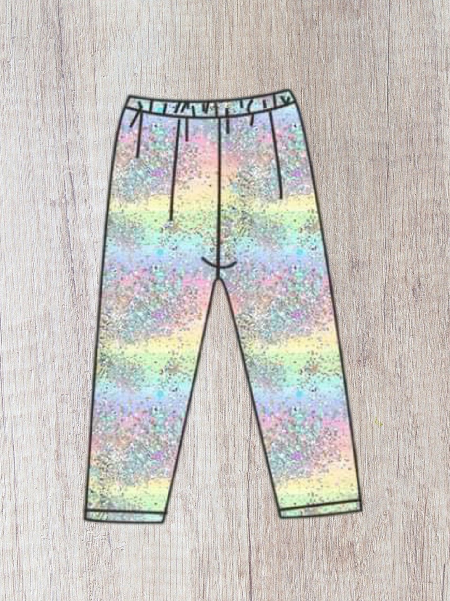 Rainbow Glitter Leggings