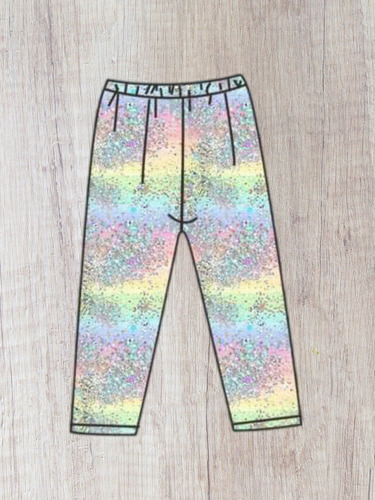 Rainbow Glitter Leggings