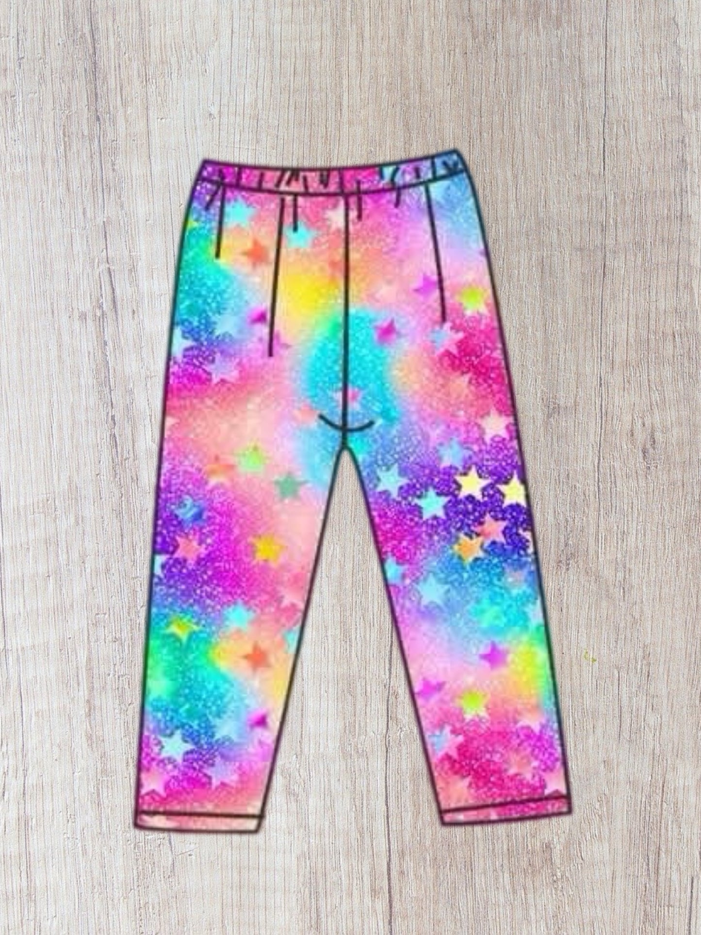 Rainbow Star Leggings