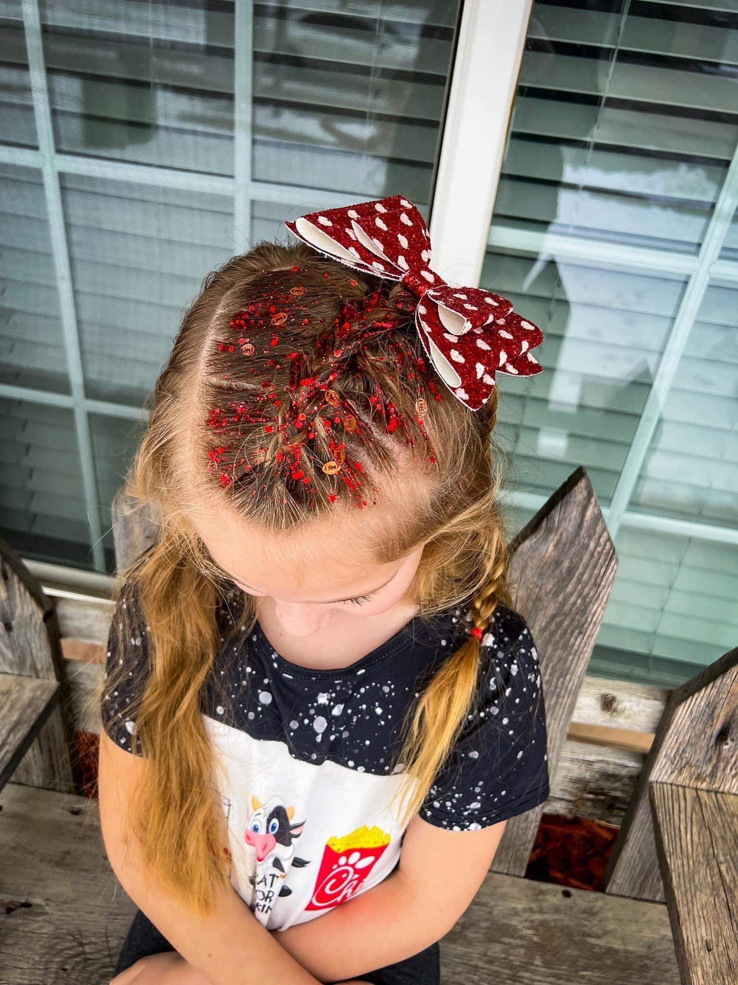 Custom Football Hair Glitter- SINGLE COLOR