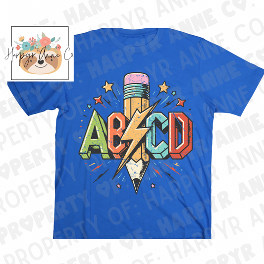 ABC Rock graphic tee