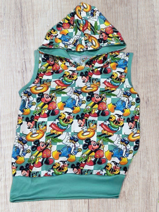 Swimming Mouse Hooded Tank