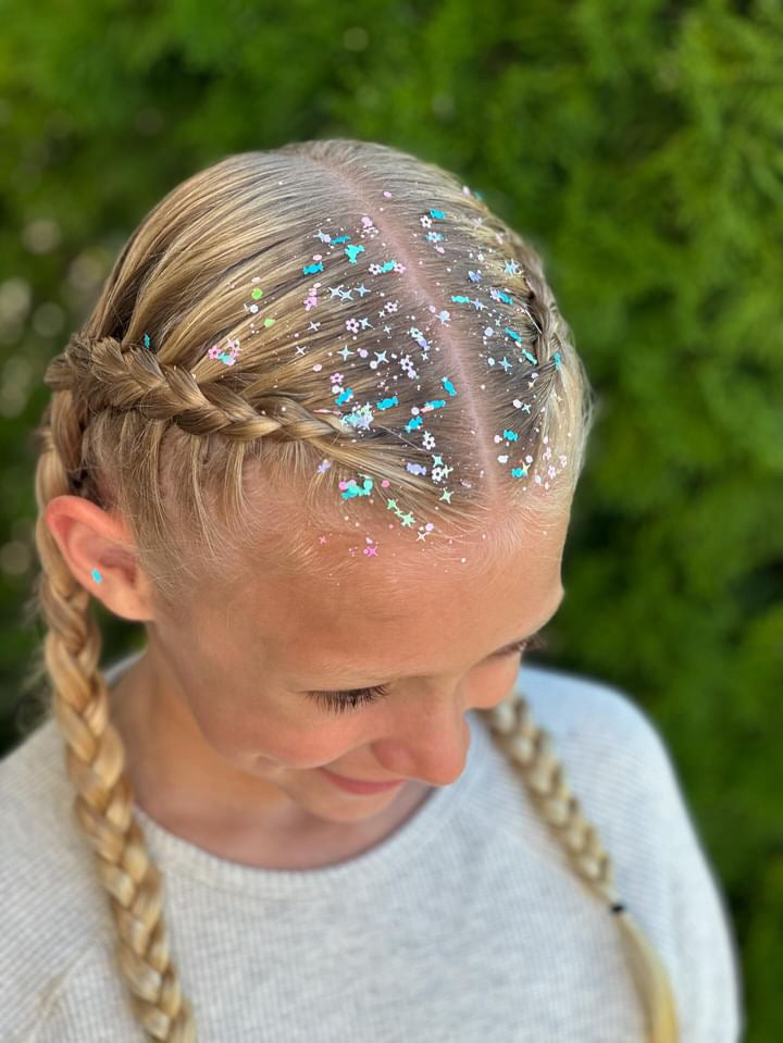 Candy Crush Hair Glitter