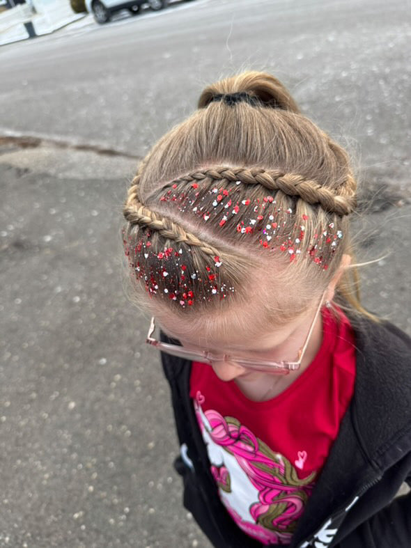 Kissed By Cupid Hair Glitter