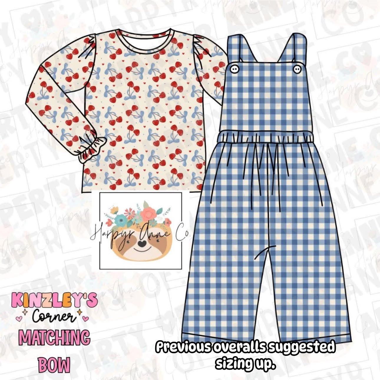 Cherry Overall V-Day Set