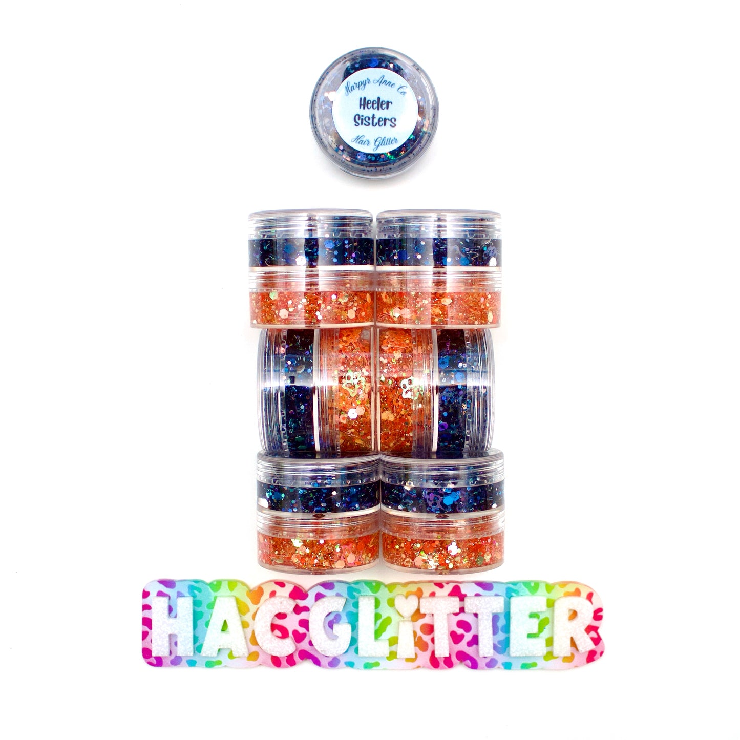 Heeler Sisters Hair Glitter