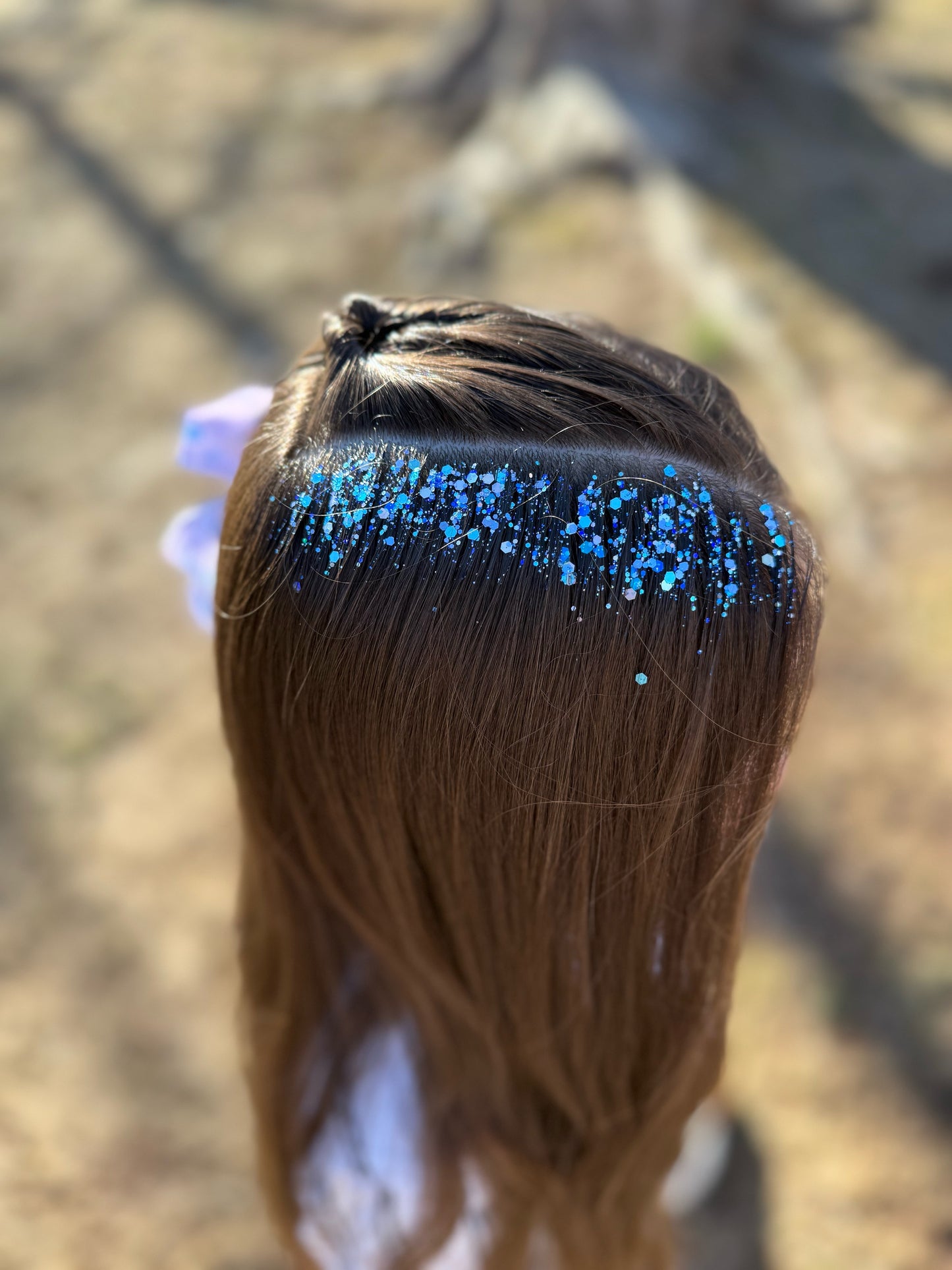Hawaiian Rollercoaster Ride Hair Glitter