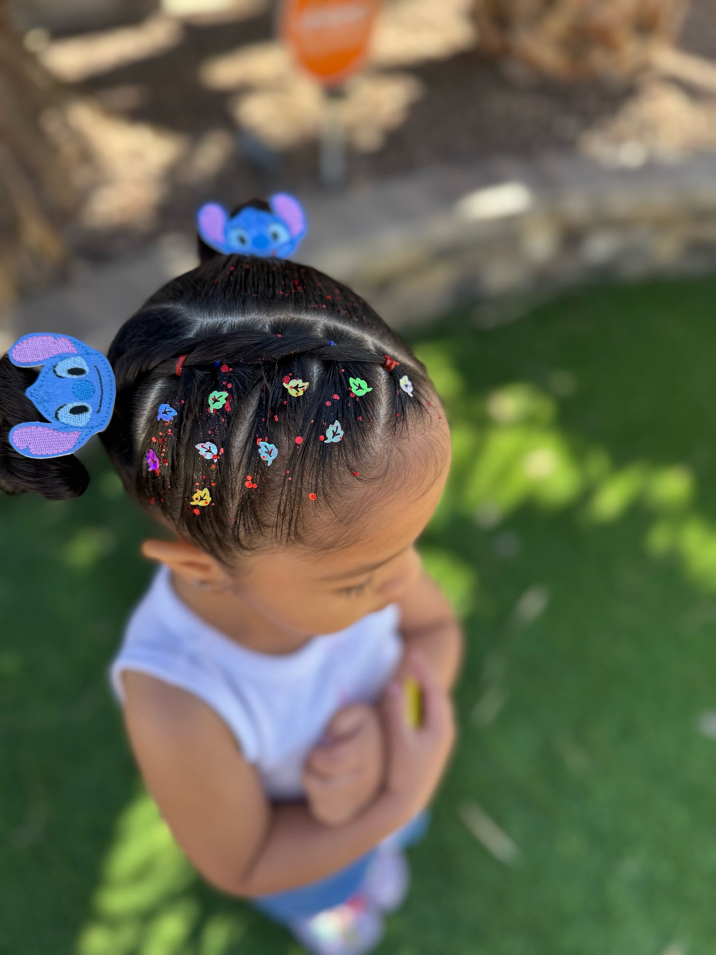 Hawaiian Rollercoaster Ride Hair Glitter