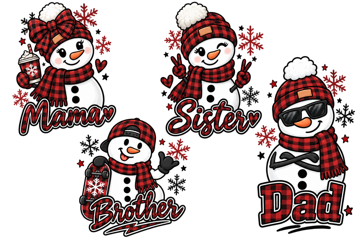 Snowman Family Pajamas
