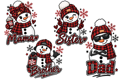 Snowman Family Pajamas