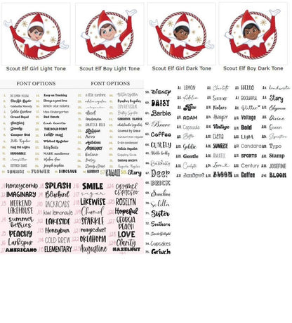 Elf Name Blanket