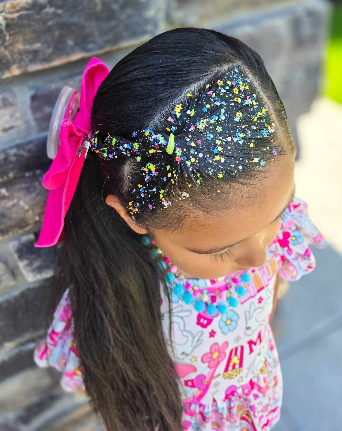 Neon Frenzie Hair Glitter