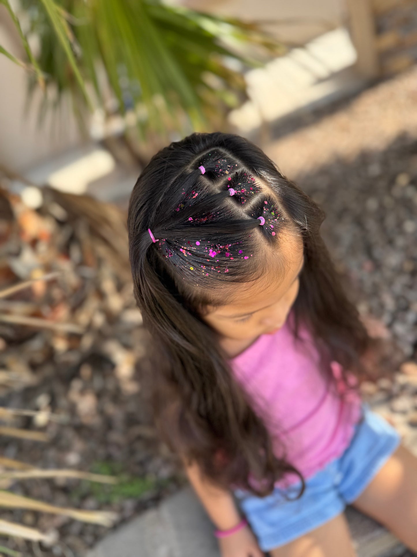 Magic Magenta Hair Glitter