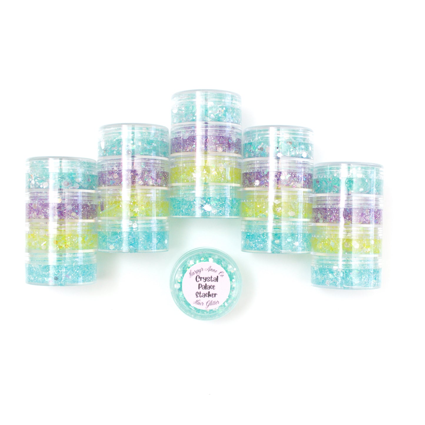 Crystal Palace Hair Glitter Stack