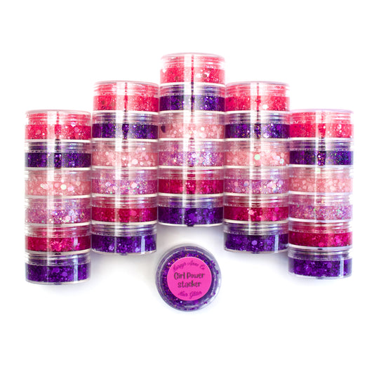 Girl Power Hair Glitter Stack