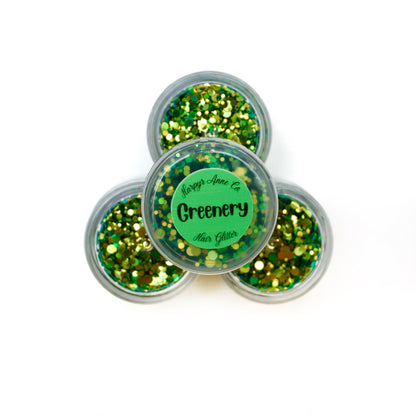 Greenery Hair Glitter