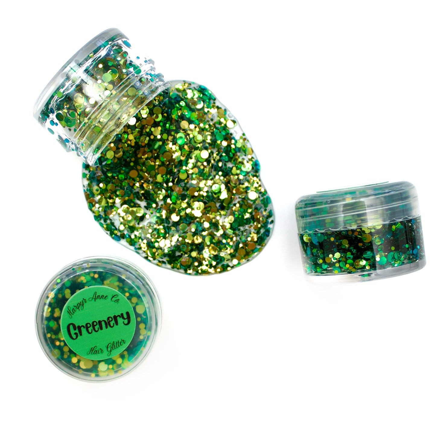 Greenery Hair Glitter