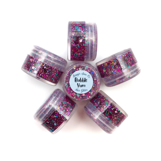 Bubble Yum Hair Glitter