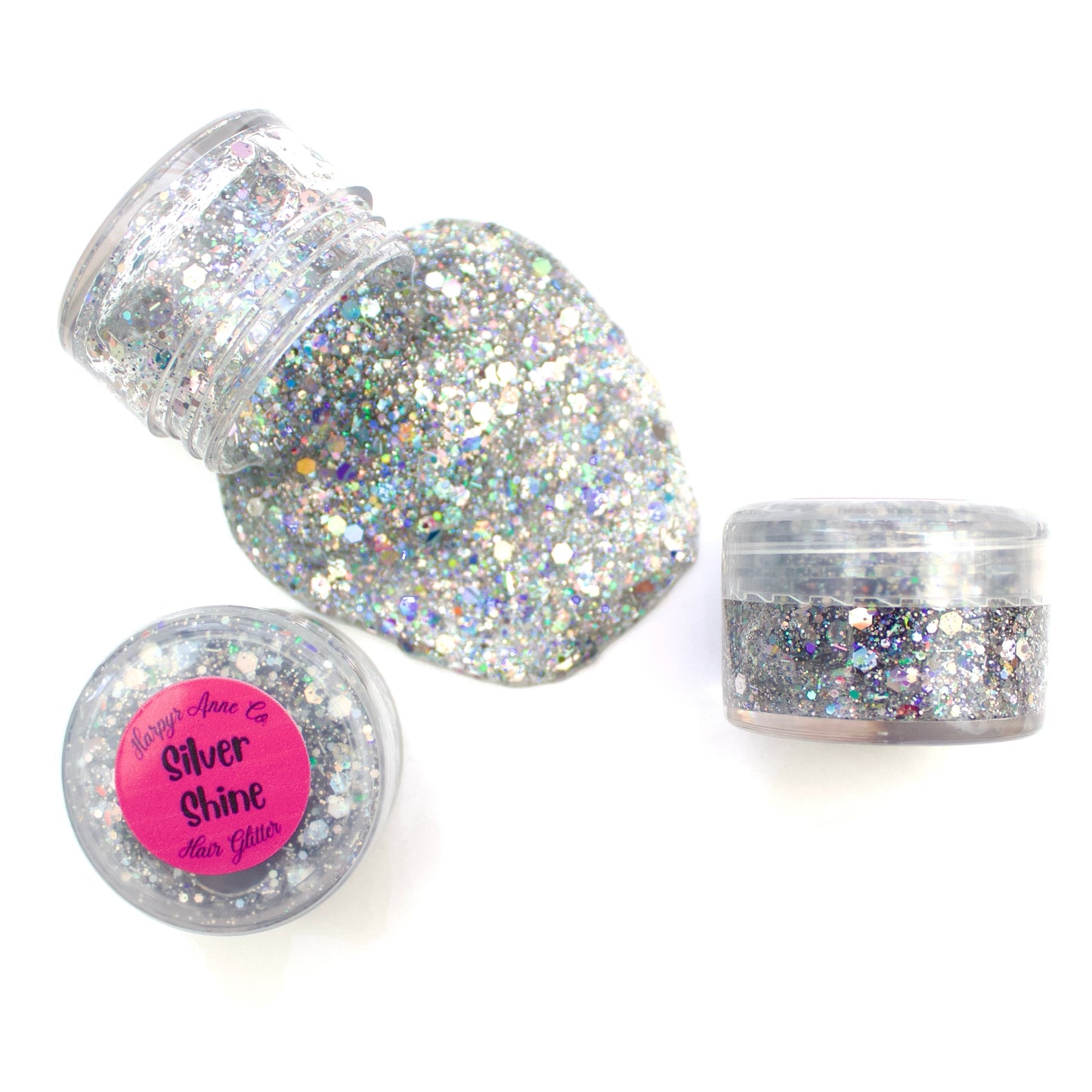 Silver Shine Hair Glitter