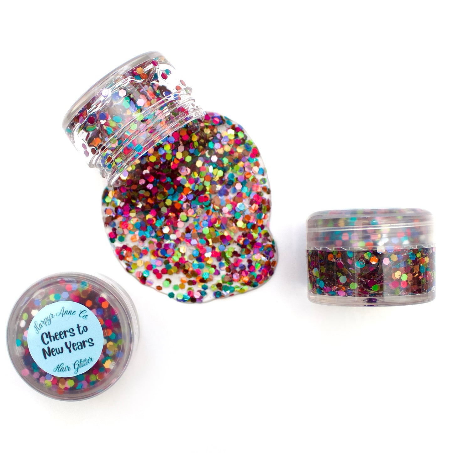 Cheers to New Years Hair Glitter