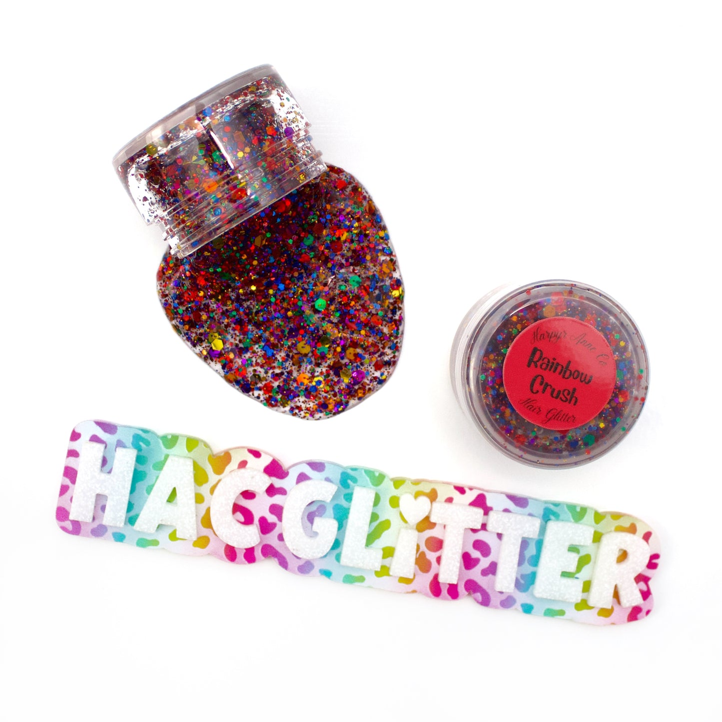 Rainbow Crush Hair Glitter