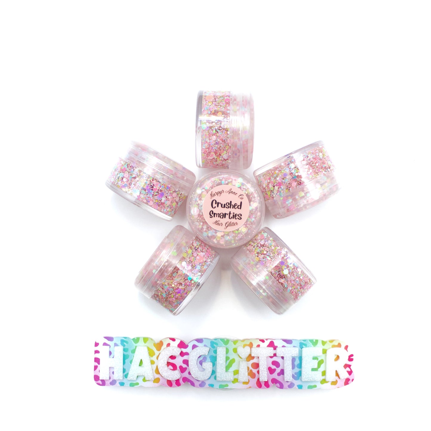 Crushed Smarties Hair Glitter