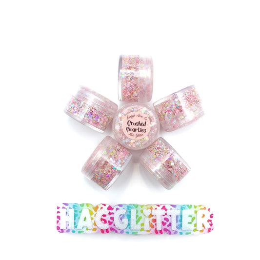 Crushed Smarties Hair Glitter