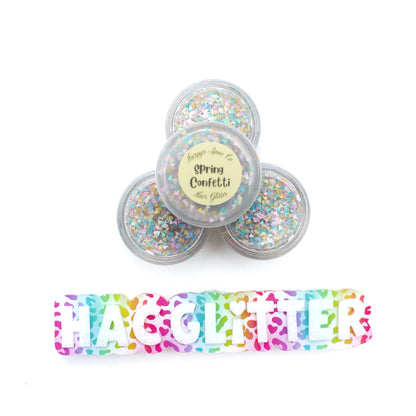 Spring Confetti Hair Glitter