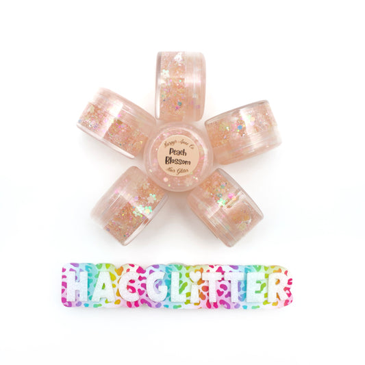 Peach Blossom Hair Glitter