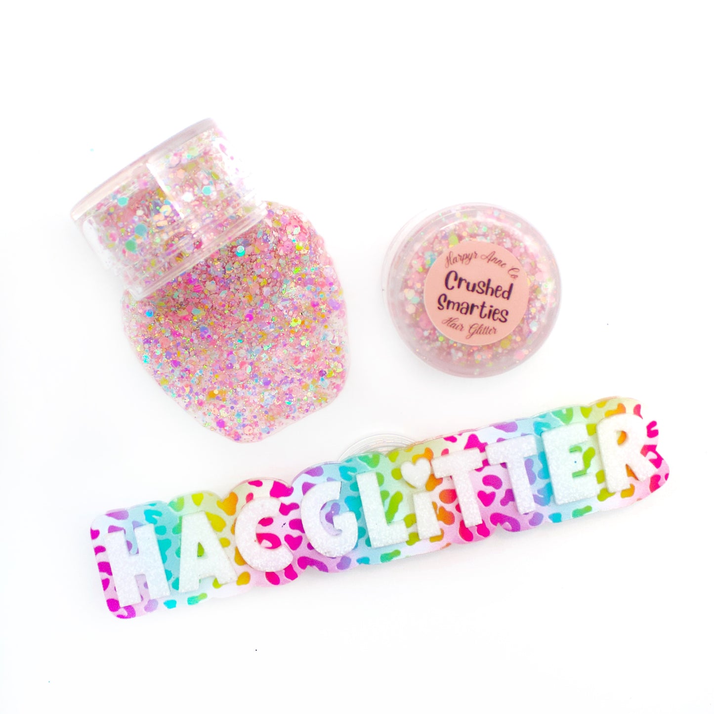 Crushed Smarties Hair Glitter