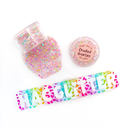 Crushed Smarties Hair Glitter