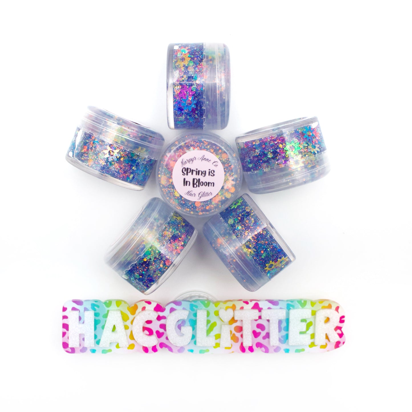 Spring is in Bloom Hair Glitter