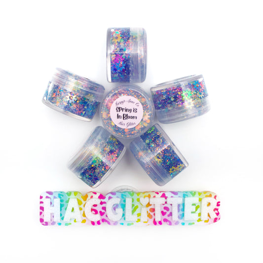 Spring is in Bloom Hair Glitter