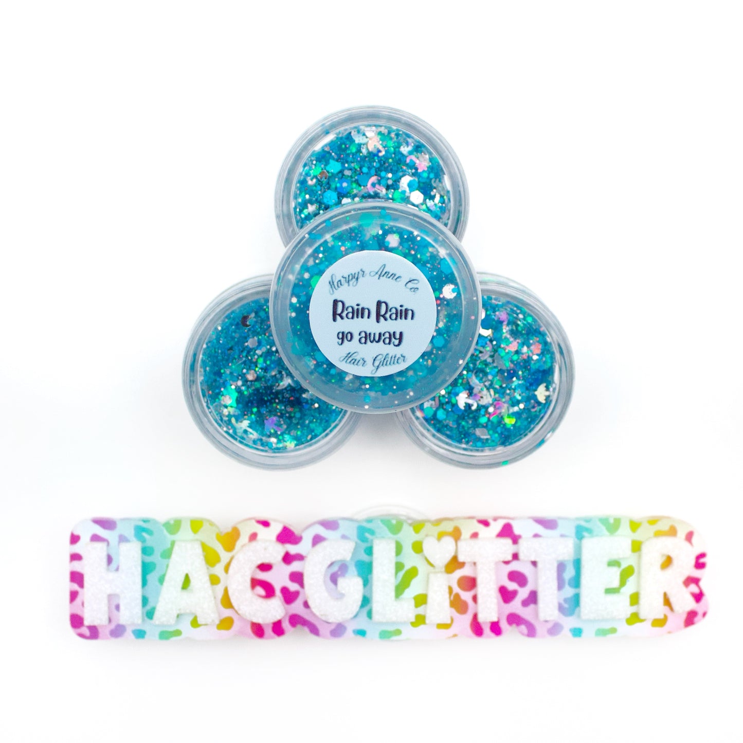 Rain Rain Go Away Hair Glitter