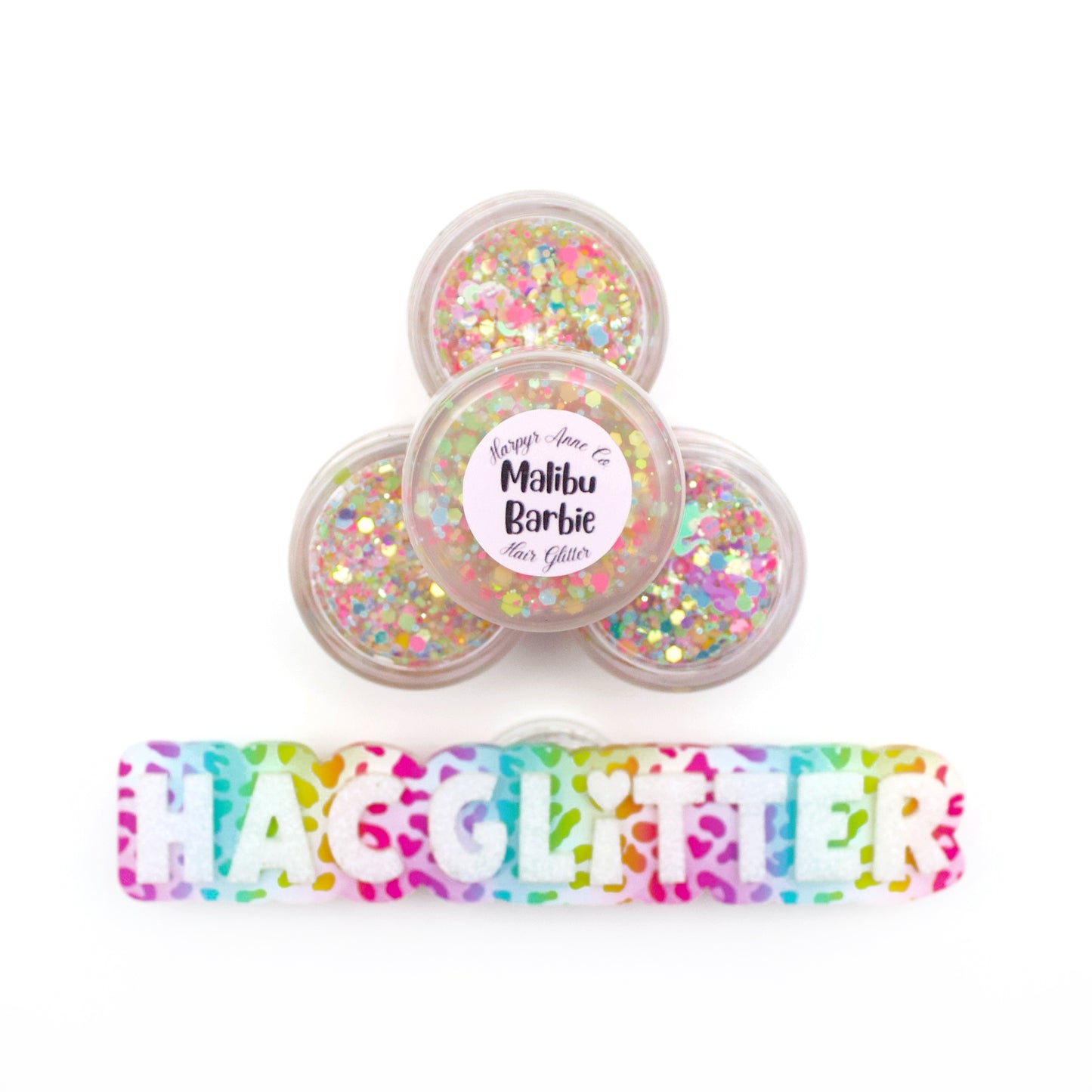 Malibu Barbie Hair Glitter