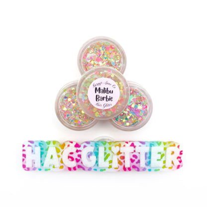 Malibu Barbie Hair Glitter