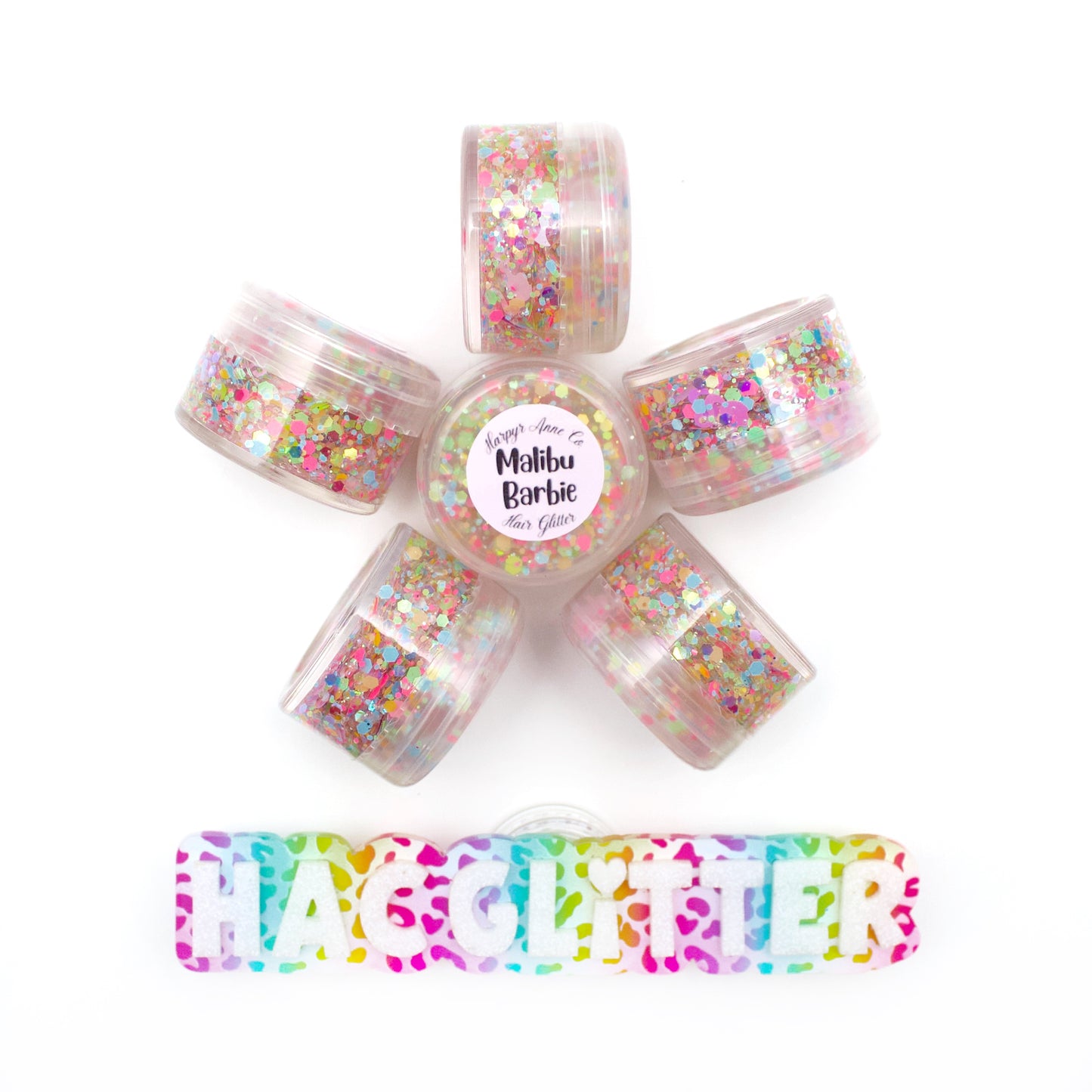 Malibu Barbie Hair Glitter